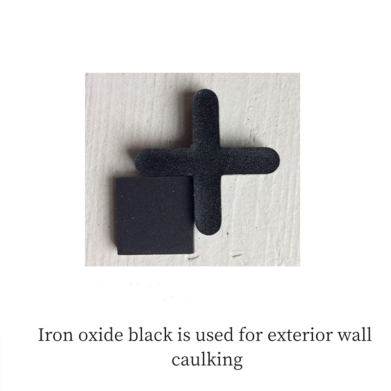 Iron oxide black 722 is used as a caulk