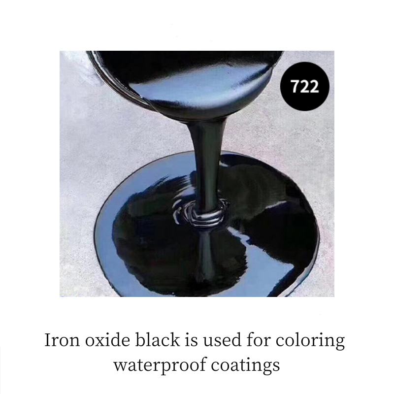 Iron oxide black is used in waterproof paint