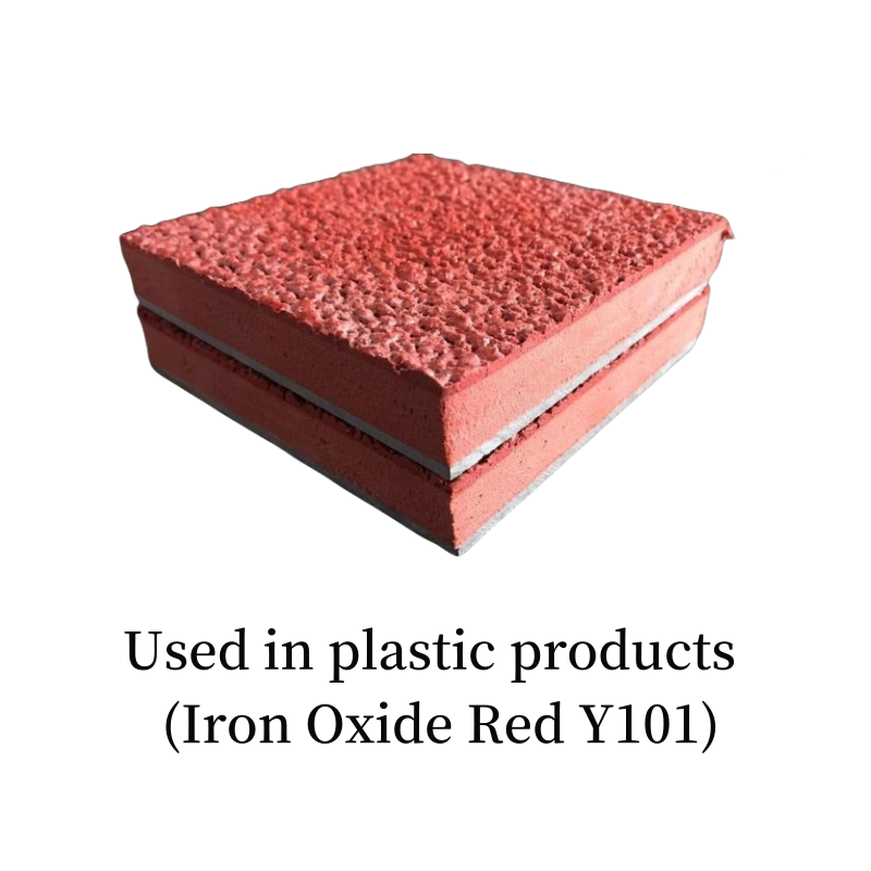 Iron oxide red Y101 is used in plastic products