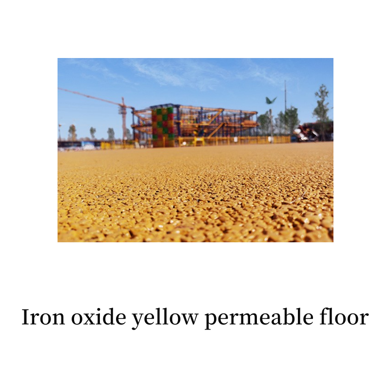 Iron oxide yellow rendering
